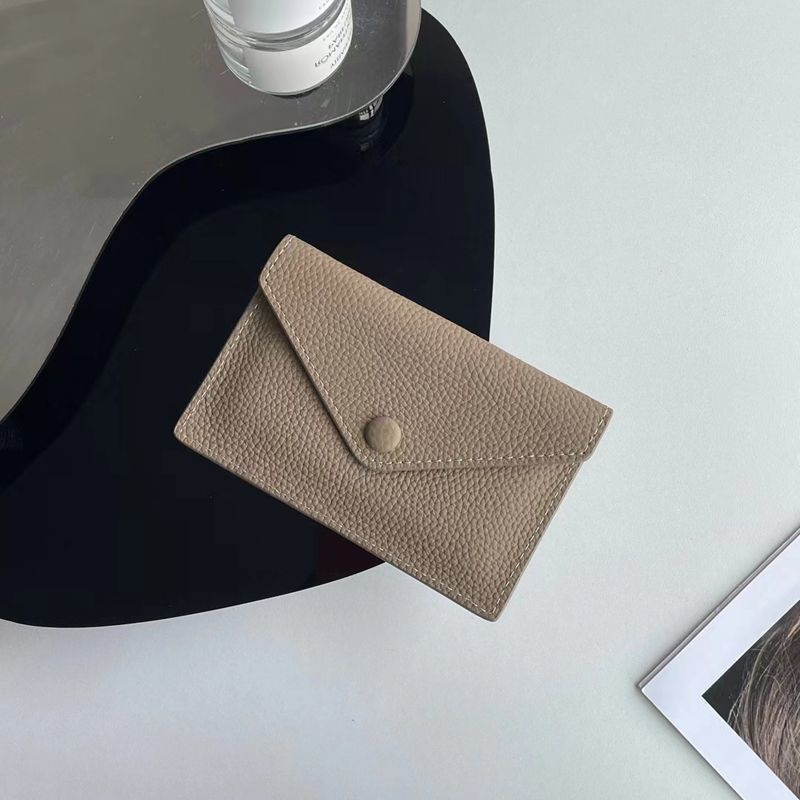 Textured Leather Card Holder Bowlift