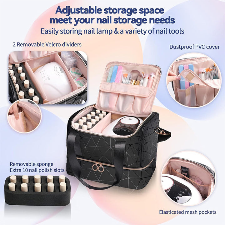 Luxurious Cosmetic Organizer Bag Bowlift