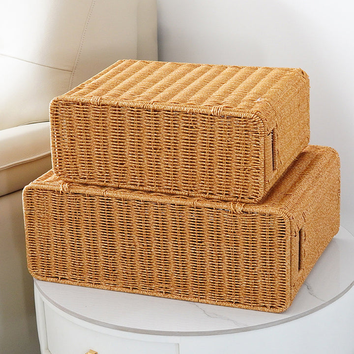 Versatile Wicker Organizer Basket Bowlift