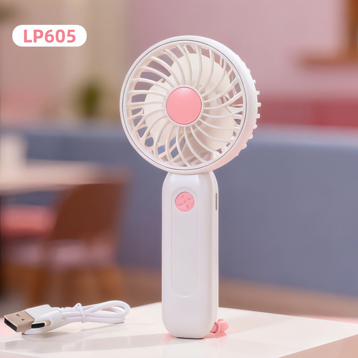 Women's Portable Hand Fan with USB Charging Function Bowlift
