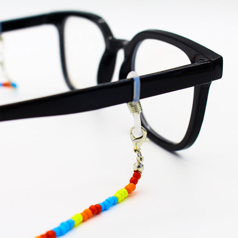 Floral Beaded Eyewear Chain Bowlift