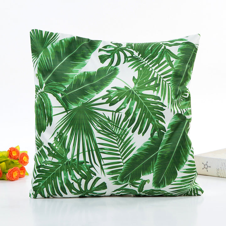 Tropical Floral Throw Pillow
