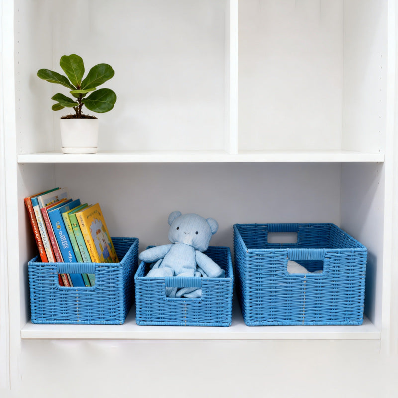Women storage baskets made of woven material Bowlift