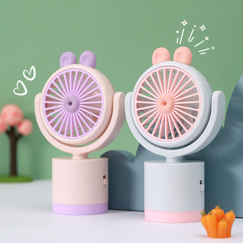 Cute Cartoon-Inspired Handheld Cooling Fan Bowlift