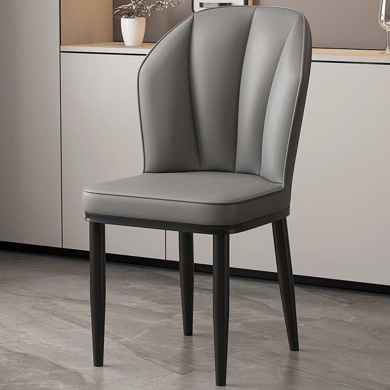 Contemporary High-Back Dining Chair Bowlift