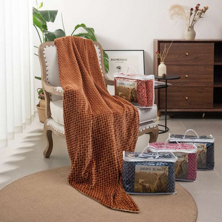 Women's soft and cozy microfiber blanket Bowlift