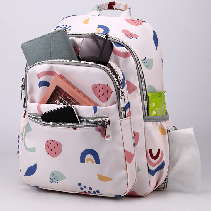 Playful Patterned Backpack Bowlift