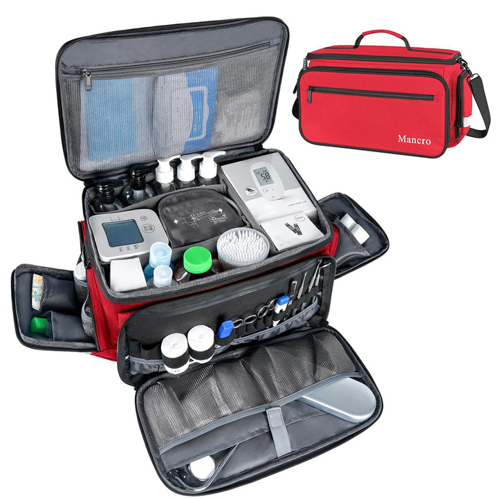 Unisex doctor's case with multiple compartments and organized storage Bowlift