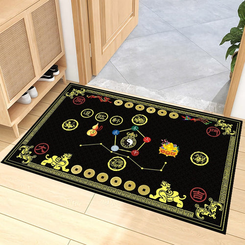 Decorative Zodiac-Themed Area Mat