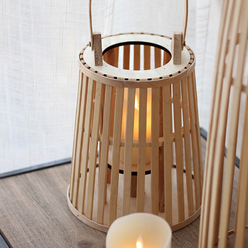 Decorative Wooden Lantern Bowlift