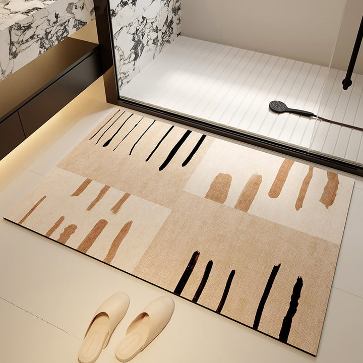 Artistic Bathroom Mat Bowlift