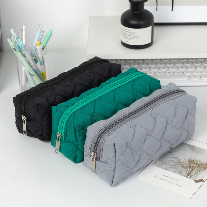Quilted Textured Pencil Case Bowlift