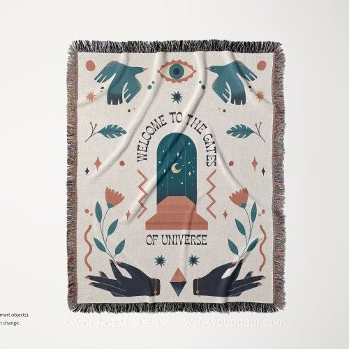 Artistic Decorative Throw Blanket