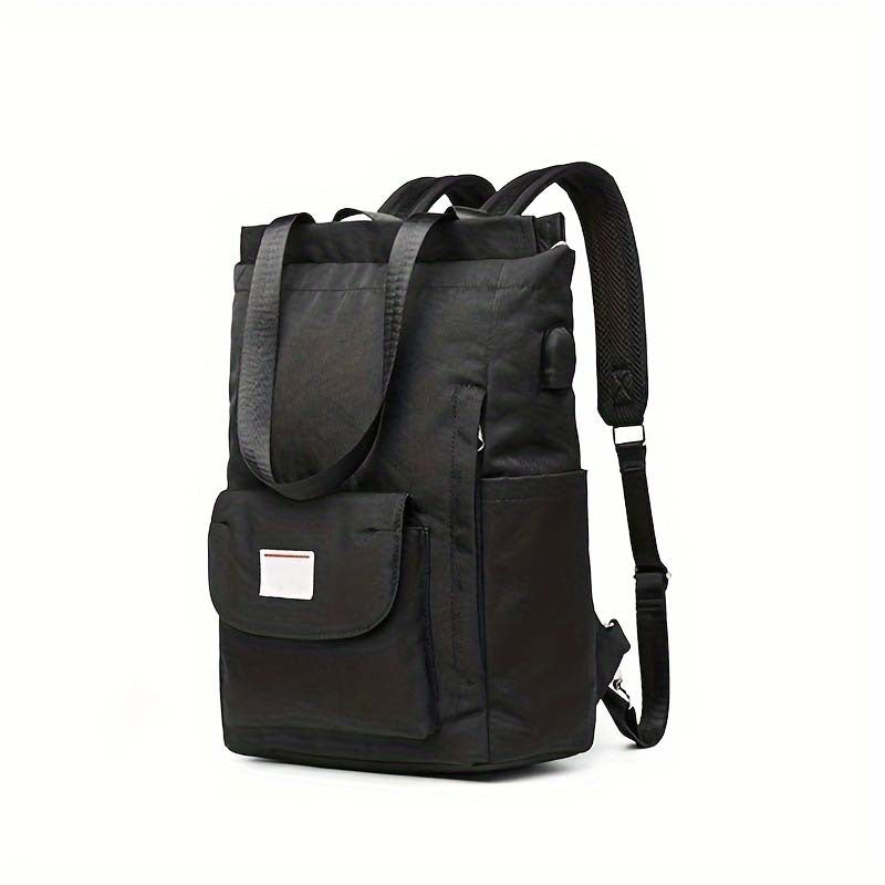 Unisex Multifunctional Backpack with Padded Laptop Compartment and Side Access Bowlift