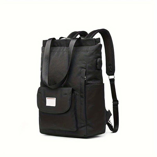 Unisex Multifunctional Backpack with Padded Laptop Compartment and Side Access Bowlift