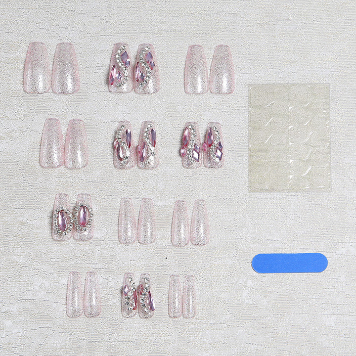 Glamorous nail art set with crystal decoration Bowlift