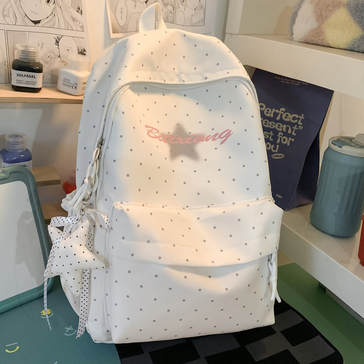 Cute Polka Dot Backpack