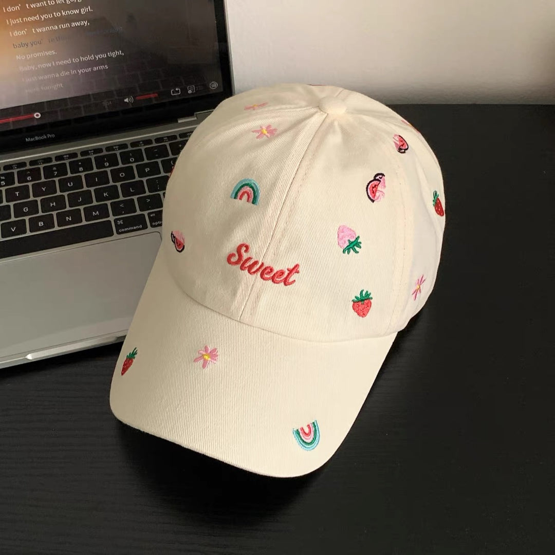 Embroidered Playful Baseball Cap