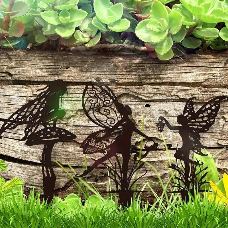 Garden stake with fairy motif Bowlift