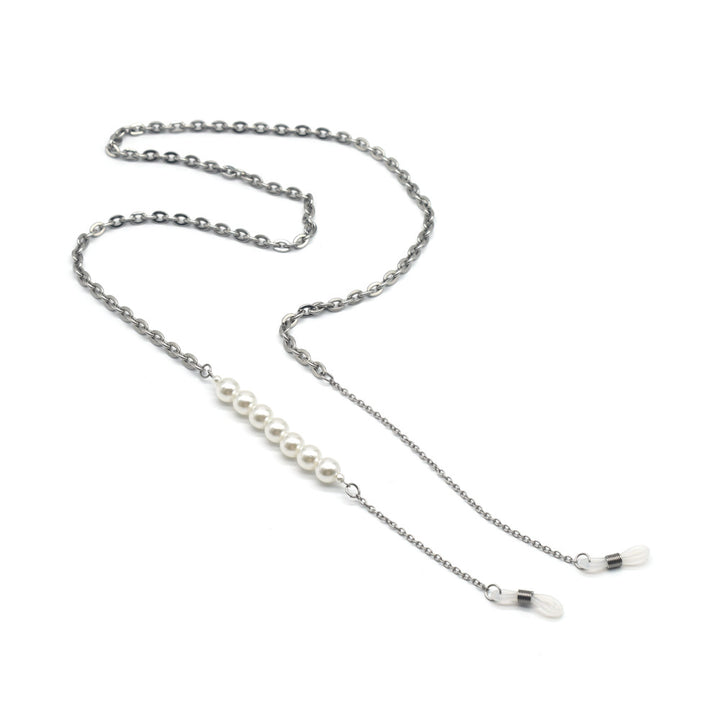 Elegant Pearl Bead Eyewear Holder Chain Bowlift