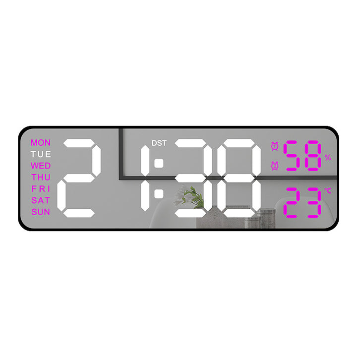 Digital Multifunction Alarm Clock with Hygrometer and Temperature Display Bowlift