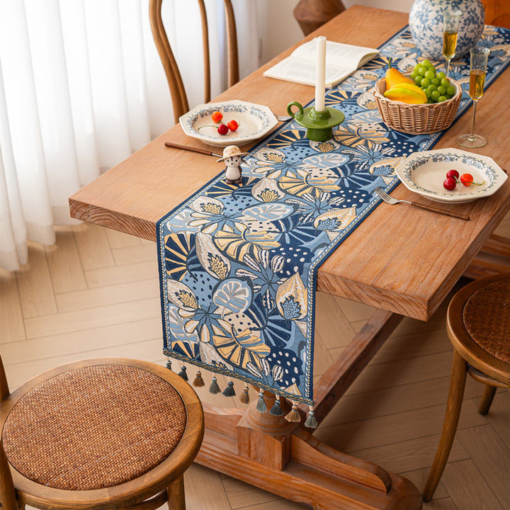 Elegant Floral Table Runner