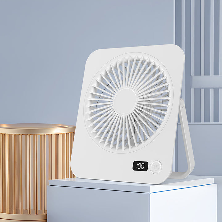 Unisex table fan with digital display Bowlift