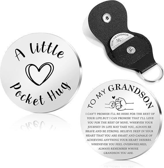 Engraved Pocket Hug Memorial Keepsake Coin