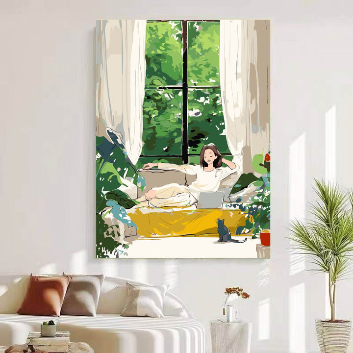 Cozy Lifestyle Canvas Art Bowlift