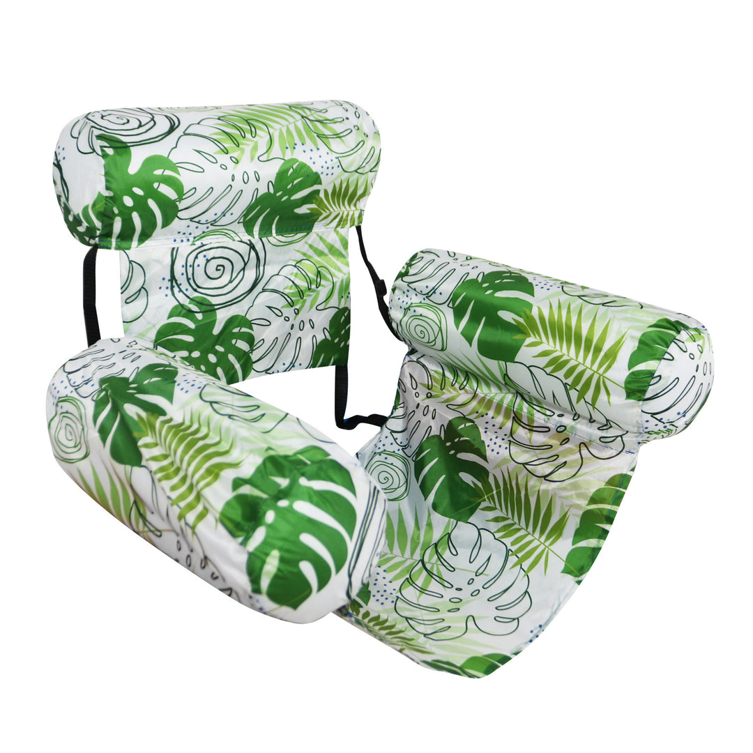Women Portable Beach Lounge Chair with Neck Support Bowlift