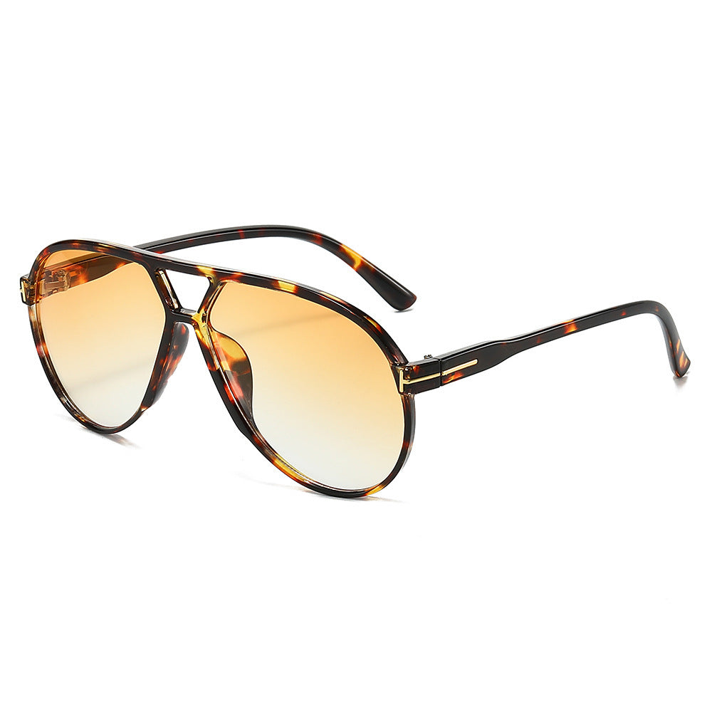 Stylish Aviator-Style Shield Sunglasses Bowlift