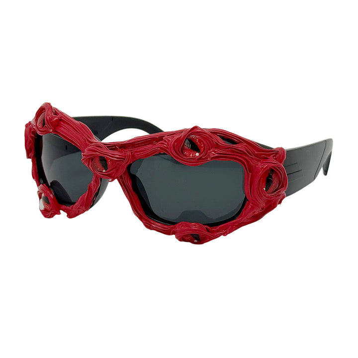 Women's creative designer sunglasses with extravagant 3D elements Bowlift