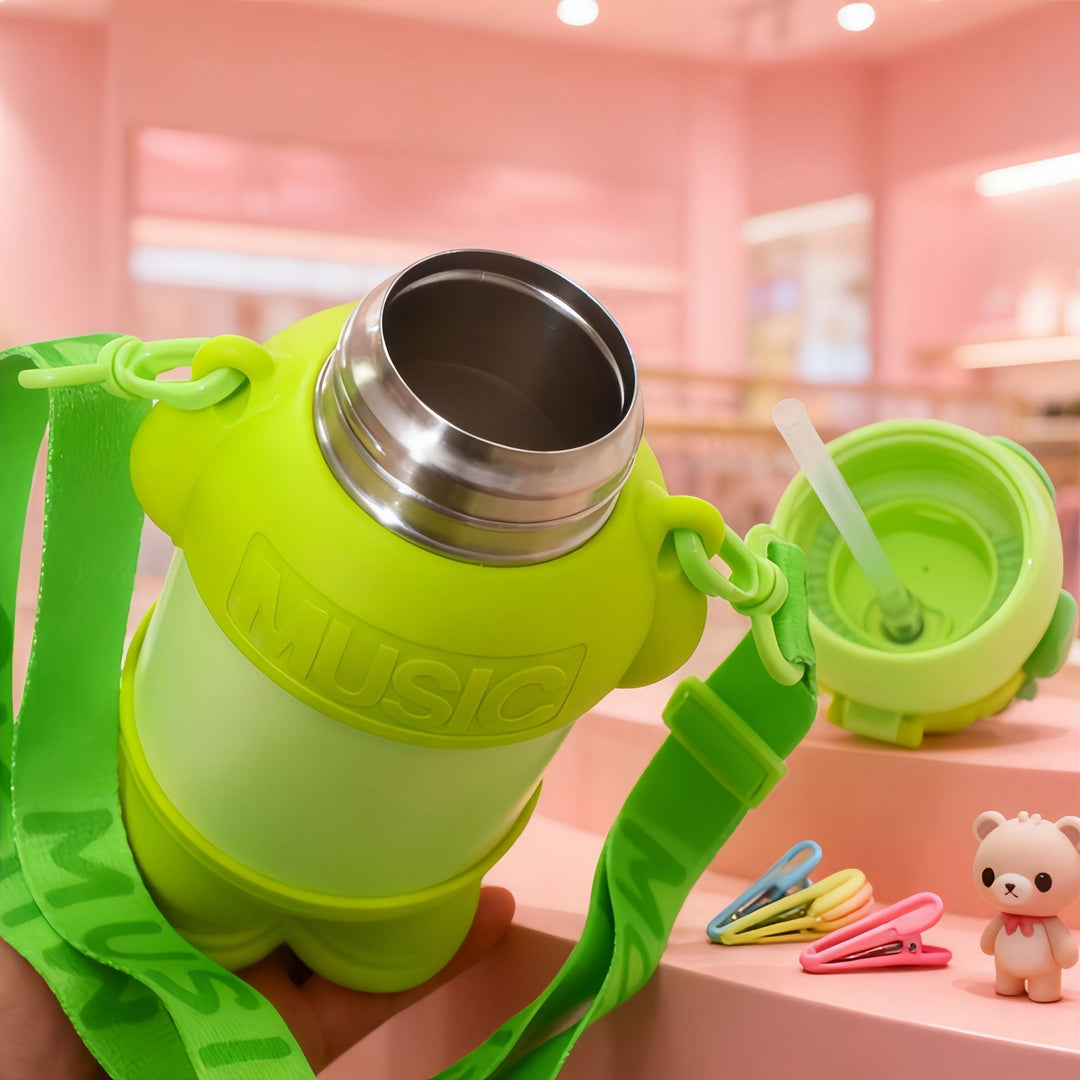 Women's insulated bottle with unique bear design Bowlift