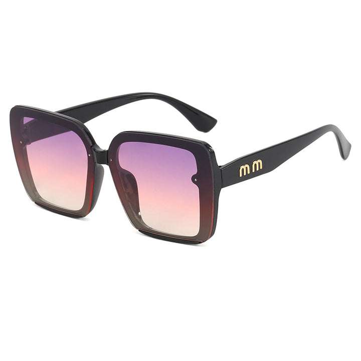 Women's fashionable square sunglasses with gradient lenses Bowlift