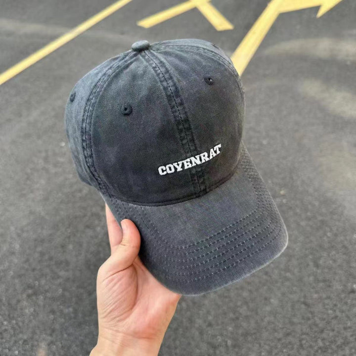 Men's Vintage-Style Cotton Baseball Cap Bowlift