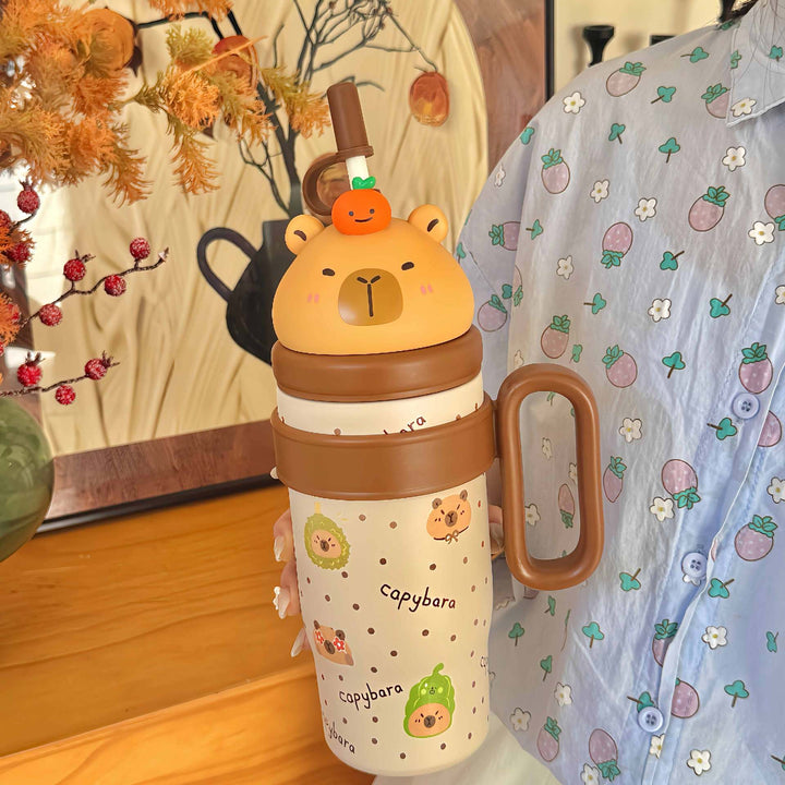 Ladies Thermo Cup with Cute Animal Design Bowlift