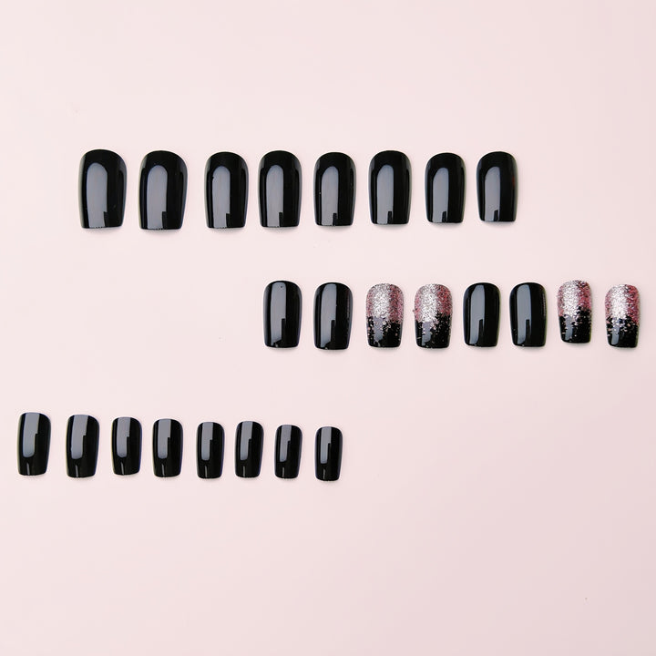 Press-on nails with shimmering ombre effect Bowlift