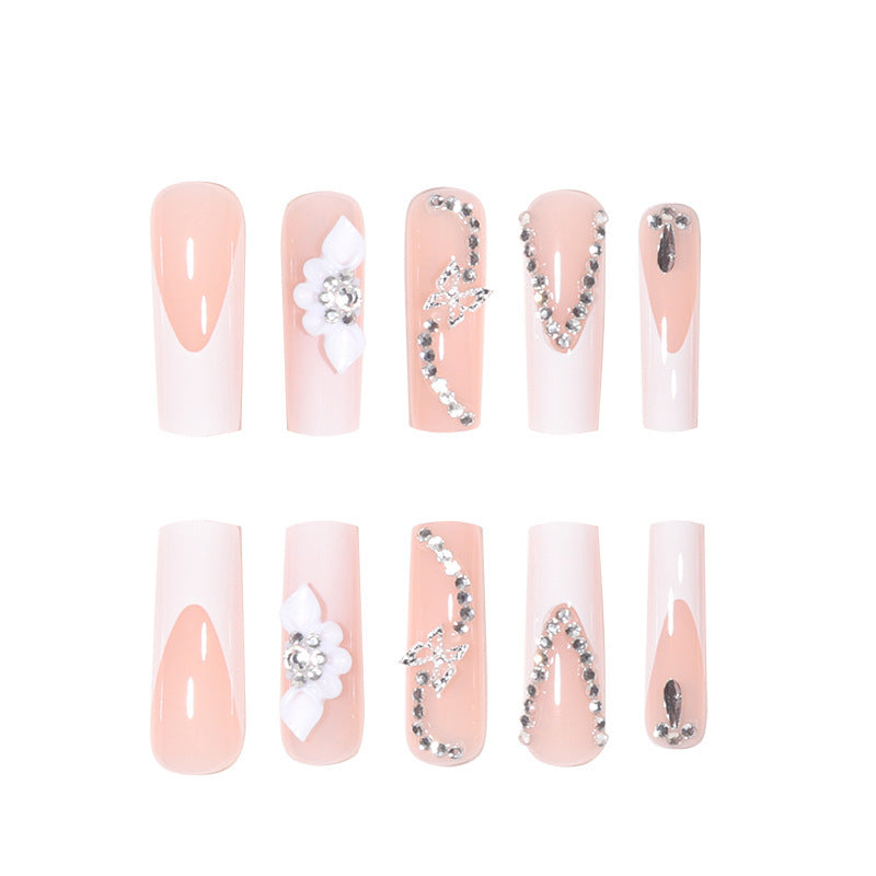 Decorative Press-On Nail Extensions Bowlift