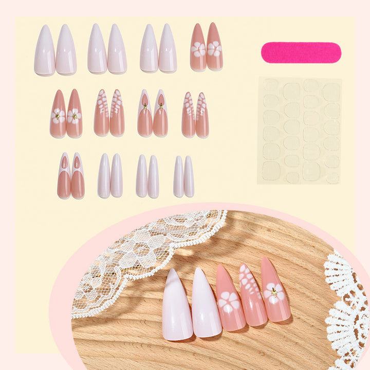 Artistic Floral Press-On Nail Kit Bowlift