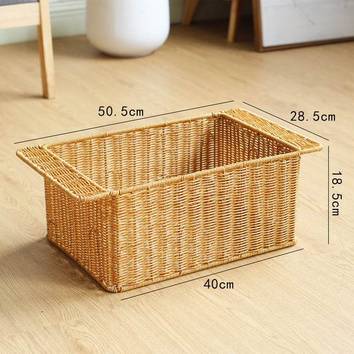 Large Handcrafted Woven Storage Bin Bowlift