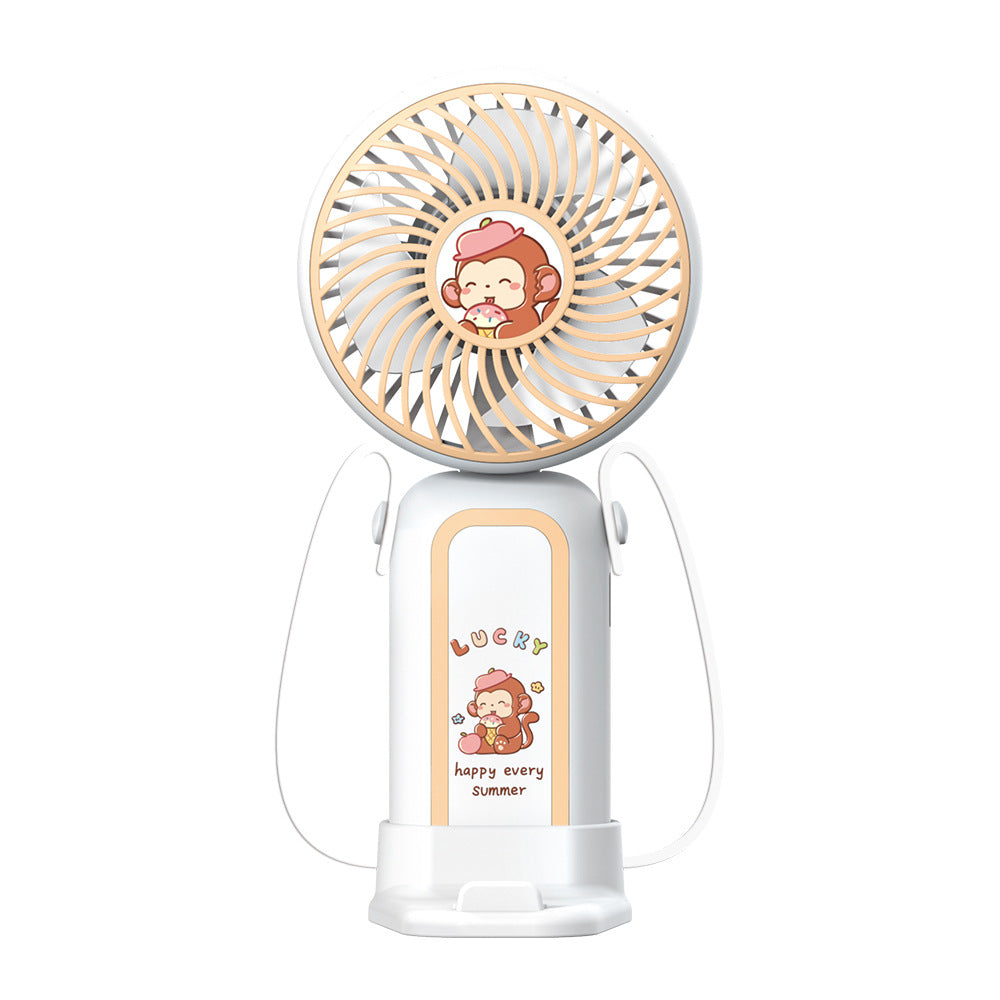 Portable Cartoon Design Handheld Fan Bowlift