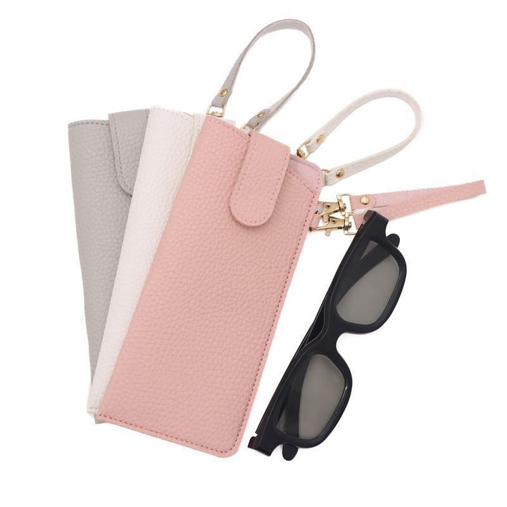 Elegant Leather Eyewear Case Bowlift