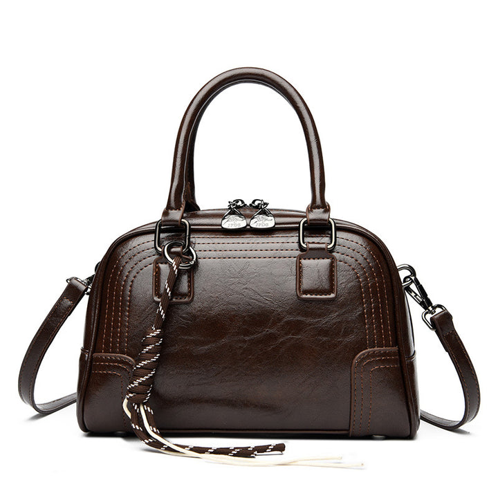 Elegant Structured Satchel Bowlift