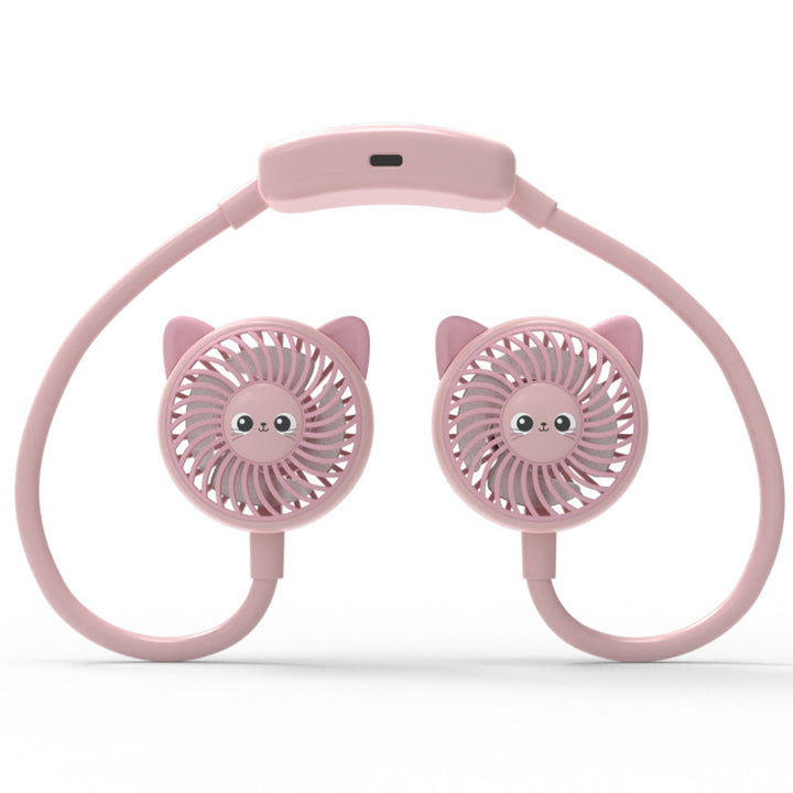 Unisex portable Mini Fan Headphones Bowlift