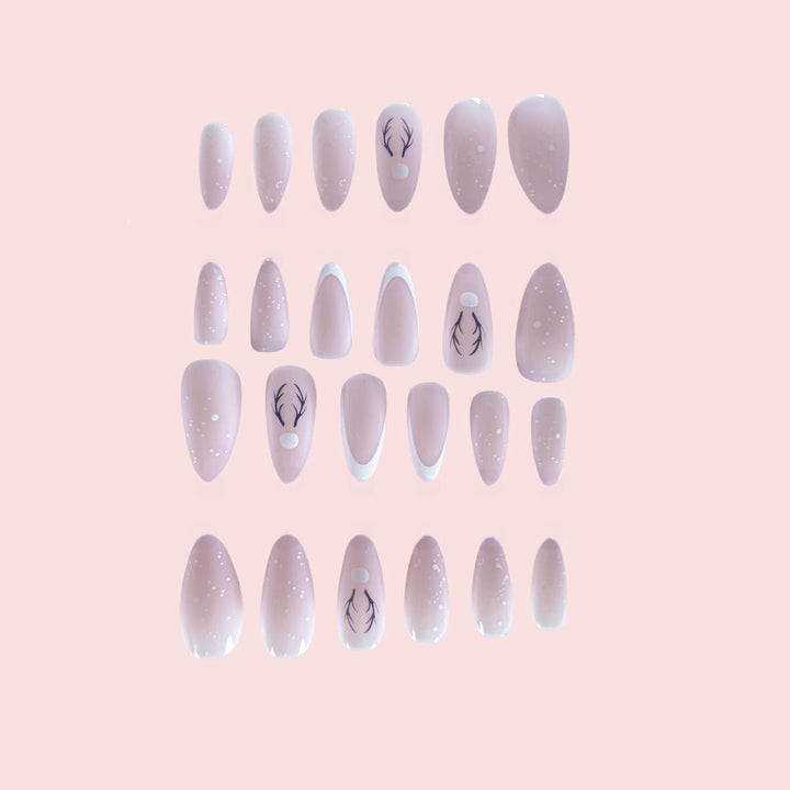 Artistic Almond-Shaped Nail Extensions Bowlift
