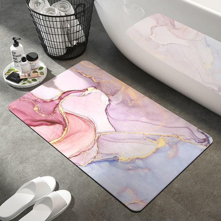 Artistic Abstract Bath Mat