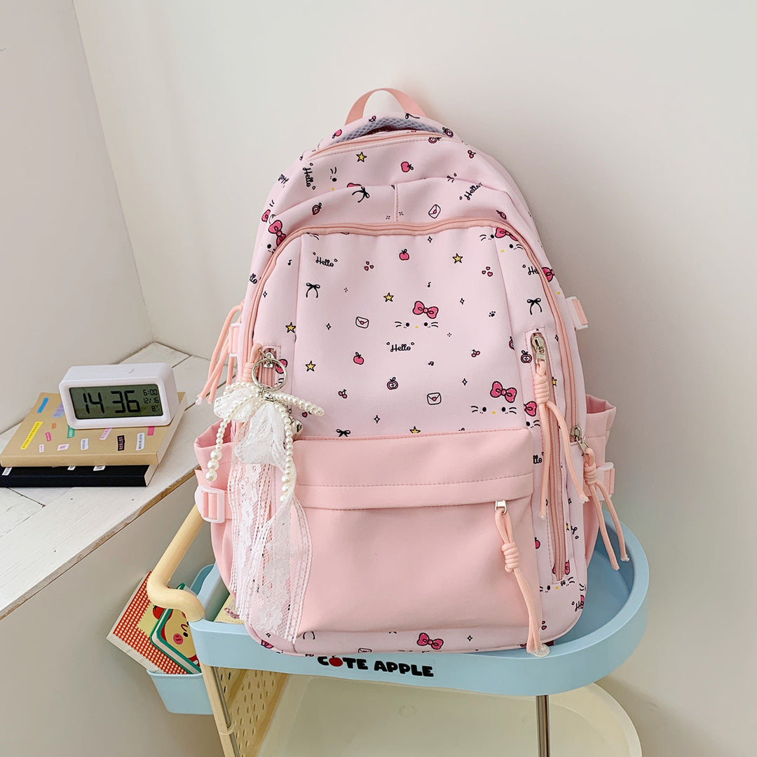 Leisure backpack with charming design and practical compartments Bowlift