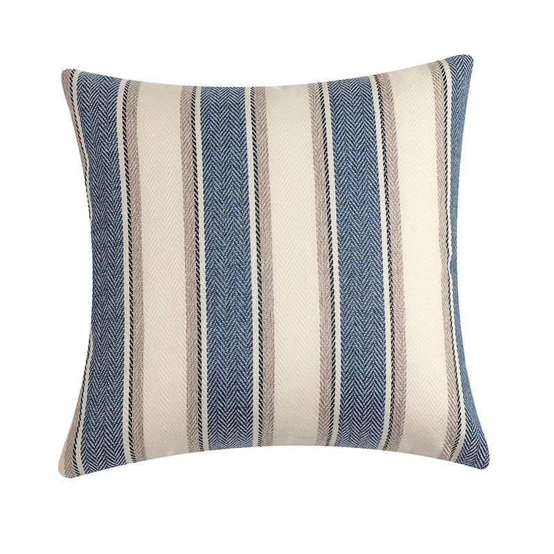Textured Herringbone Pattern Pillow