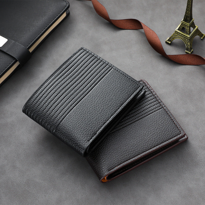 Textured Leather Card Case Bowlift