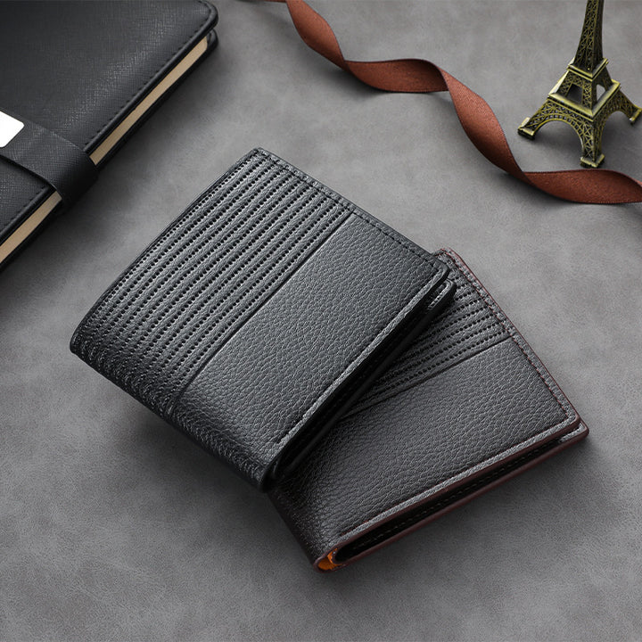 Textured Leather Card Case Bowlift